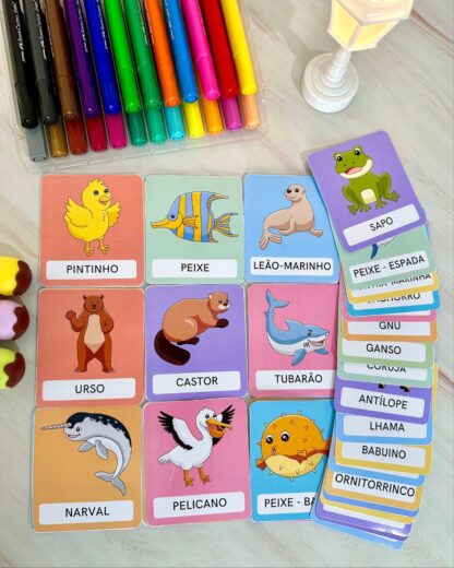 Cards Animais – Material Educativo para Educação Especial