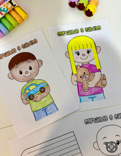 Atividade cortando o cabelo - Imagem 4