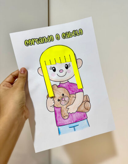 Atividade cortando o cabelo - Imagem 6