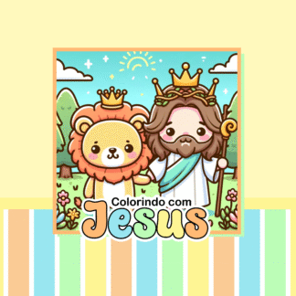 LIVRO COLORIR JESUS BIBLICO