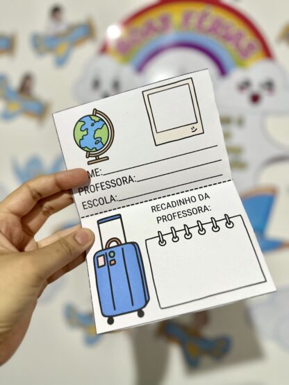  Kit Férias| Painel, Lembrancinhas, Passaporte | Kit Recesso Escolar - Imagem 5