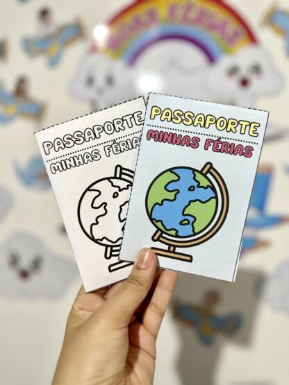  Kit Férias| Painel, Lembrancinhas, Passaporte | Kit Recesso Escolar - Imagem 3