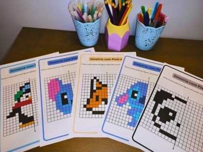 Simetria com Pixel Art