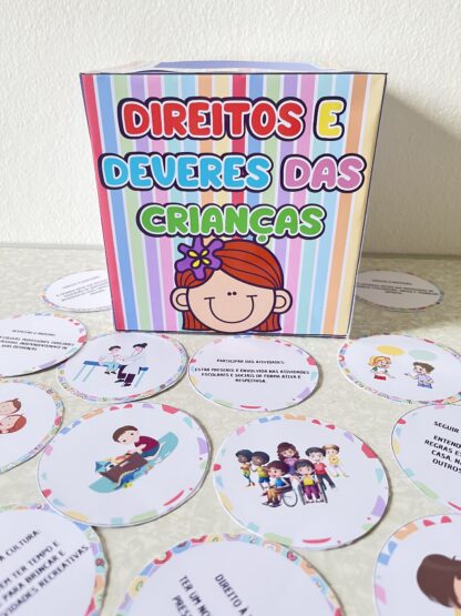 Caixa Lúdica Direitos e Deveres das Crianças – Aprendizado Divertido e Consciente - Imagem 3