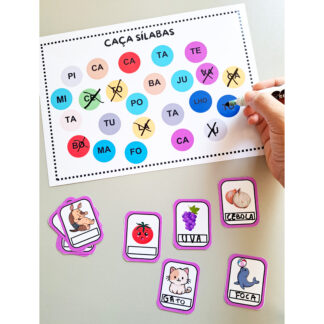 Caça Sílabas – Atividade Lúdica de Alfabetização