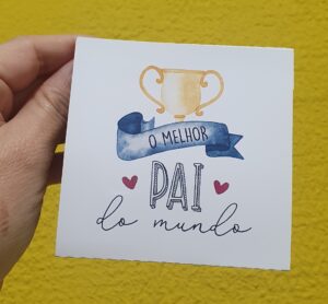Dia dos Pais – cartão para bombom
