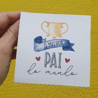 Dia dos Pais - cartão para bombom