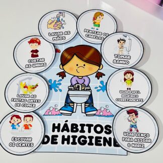 Luva hábitos de higiene