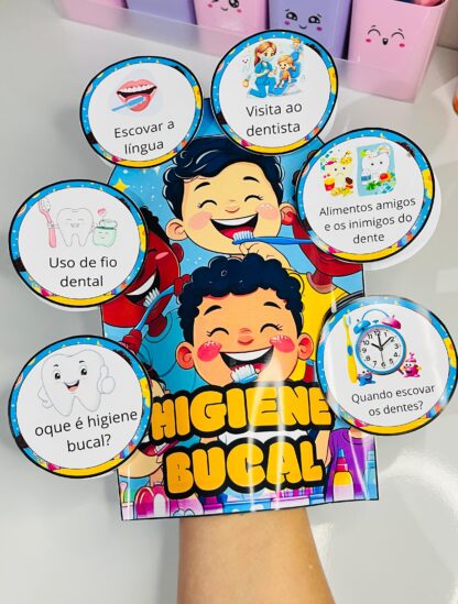 Luva higiene bucal