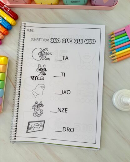 APOSTILA PARA TRABALHAR A LETRA Q - Imagem 6
