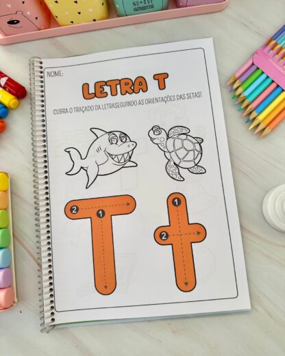 APOSTILA PARA TRABALHAR A LETRA T - Imagem 3