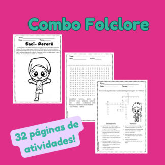 Combo de atividades Folclore