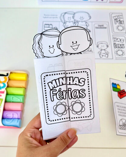 LAPBOOK Minhas férias - Imagem 3