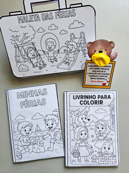 KIT FÉRIAS DIVERTIDAS - MALETA MÁGICA DAS FÉRIAS