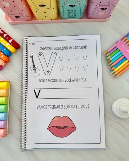 APOSTILA PARA TRABALHAR A LETRA V - Imagem 4