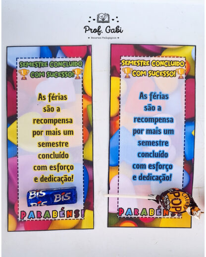 Card/ marca página BOAS FÉRIAS - Imagem 2