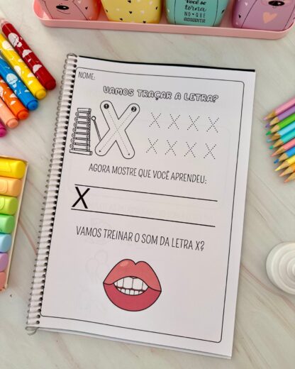 APOSTILA PARA TRABALHAR A LETRA X - Imagem 2