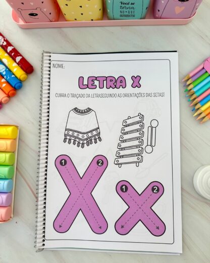 APOSTILA PARA TRABALHAR A LETRA X - Imagem 3