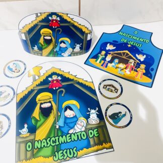 Kit interativo cristão: O nascimento de Jesus