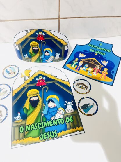 Kit interativo cristão: O nascimento de Jesus