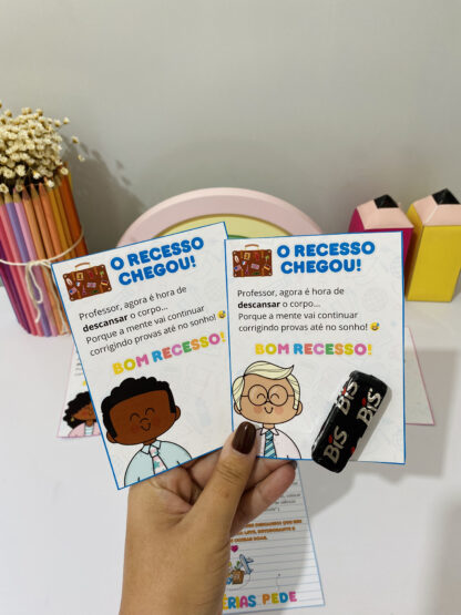 Cartões de Recesso/ Férias para Professores - Imagem 2