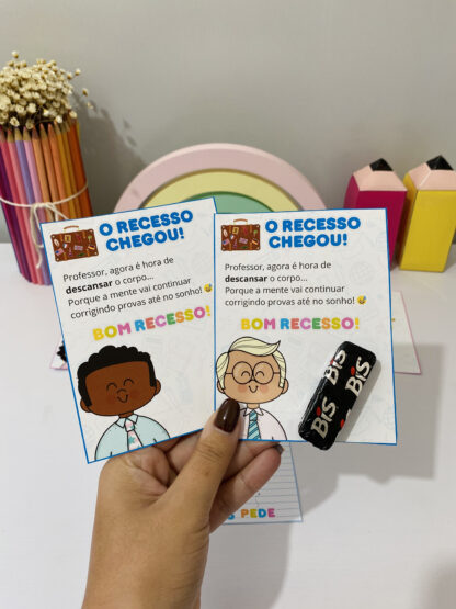 Cartões de Recesso/ Férias para Professores - Imagem 3