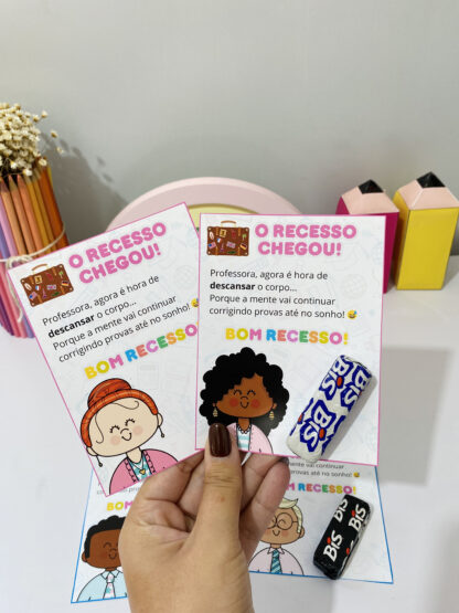 Cartões de Recesso/ Férias para Professores - Imagem 4