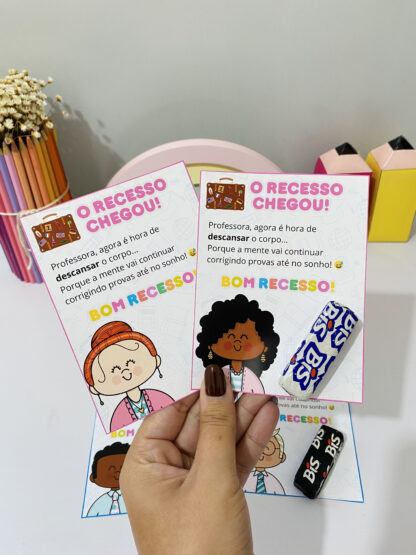 Cartões de Recesso/ Férias para Professores - Imagem 5