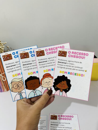 Cartões de Recesso/ Férias para Professores - Imagem 8