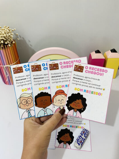 Cartões de Recesso/ Férias para Professores - Imagem 10