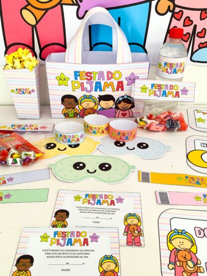 Kit Temático – Colônia de Férias: Festa do Pijama! - Imagem 7