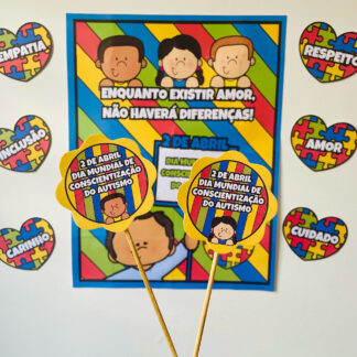 Painel Dia de conscientização do autismo