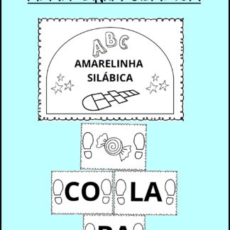 Amarelinha silábica - pule e forme palavras