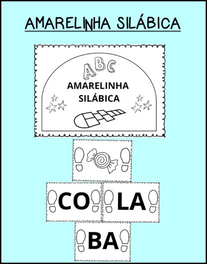 Amarelinha silábica - pule e forme palavras