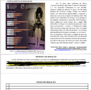 Proposta de redação estilo ENEM (autoral)