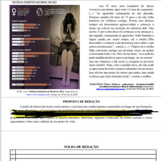 Proposta de redação estilo ENEM (autoral)
