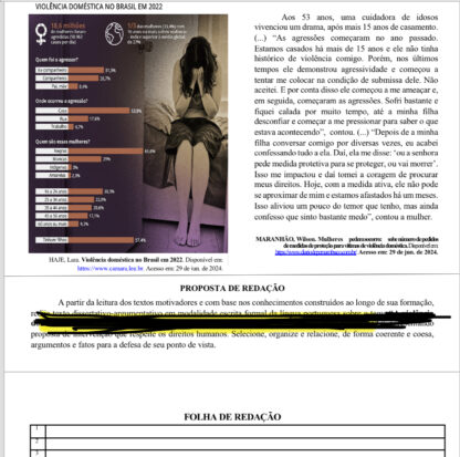 Proposta de redação estilo ENEM (autoral)