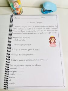 Apostila de Leitura e Interpretação de Texto – Com foco em Letra Cursiva e Separação Silábica