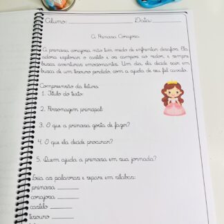 Apostila de Leitura e Interpretação de Texto – Com foco em Letra Cursiva e Separação Silábica