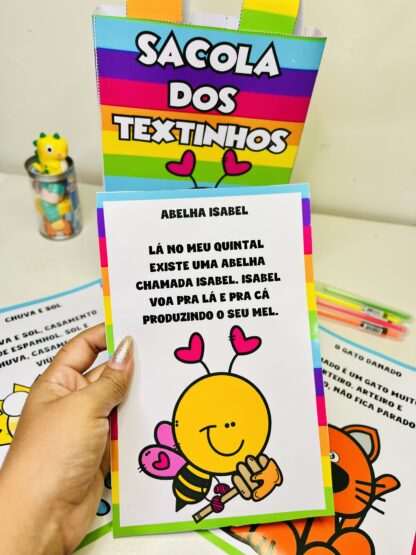 Sacola dos Textinhos – Alfabetização com Leitura Ilustrada e Divertida - Imagem 2