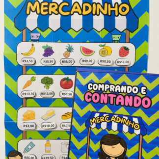 Mercadinho comprando e contando- Matemática