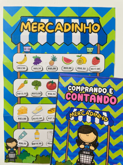Mercadinho comprando e contando- Matemática