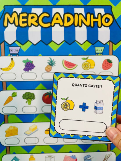 Mercadinho comprando e contando- Matemática - Imagem 10