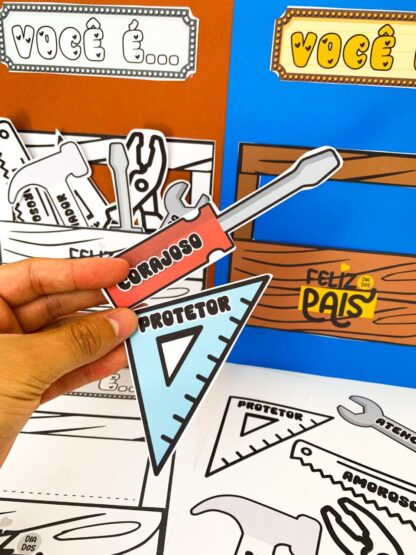 Cartão Dia dos Pais – Tema Ferramentas