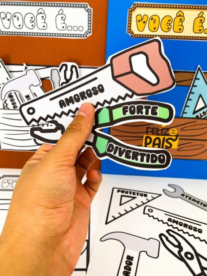 Cartão Dia dos Pais – Tema Ferramentas - Imagem 5