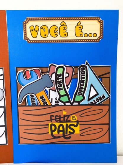 Cartão Dia dos Pais – Tema Ferramentas - Imagem 8