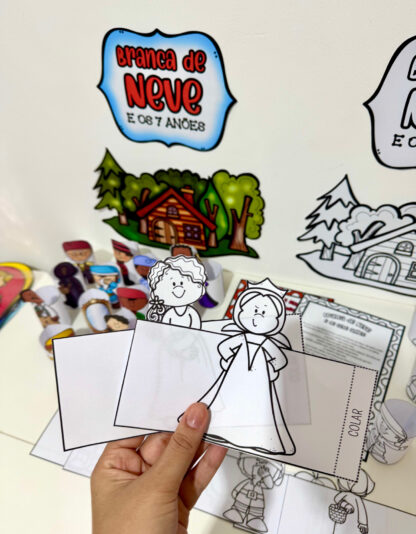 Kit 3D Branca de neve - Imagem 4