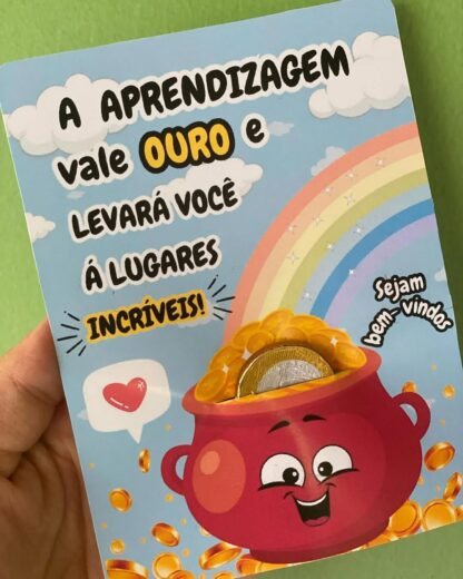 Cartão volta as aulas - A Aprendizagem vale ouro - Imagem 2