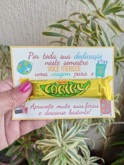 Cartão boas férias criativo