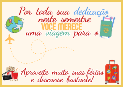Cartão boas férias criativo - Imagem 2